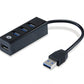 Hub USB 3.0 | HUBBIES TAIL | 4-Port | com Adaptador USB-C para USB-A