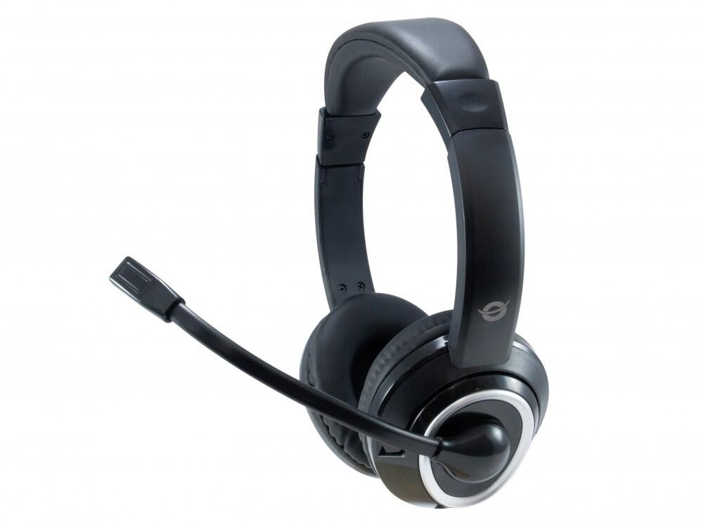 CONCEPTRONIC HEADSET POLONA USB BLACK