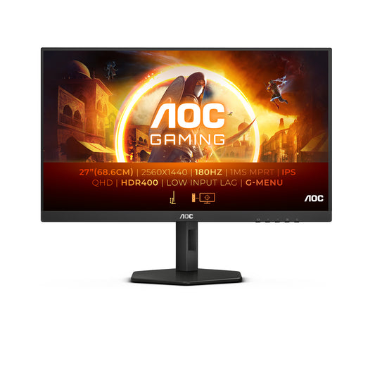 Monitor AOC Gaming 27" Q27G4X IPS QHD 180Hz 1ms HDR400