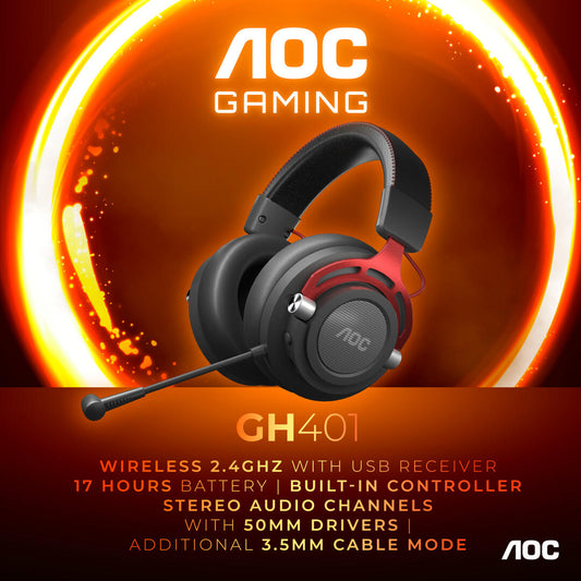 AOC HEADSET GH401 WRLS