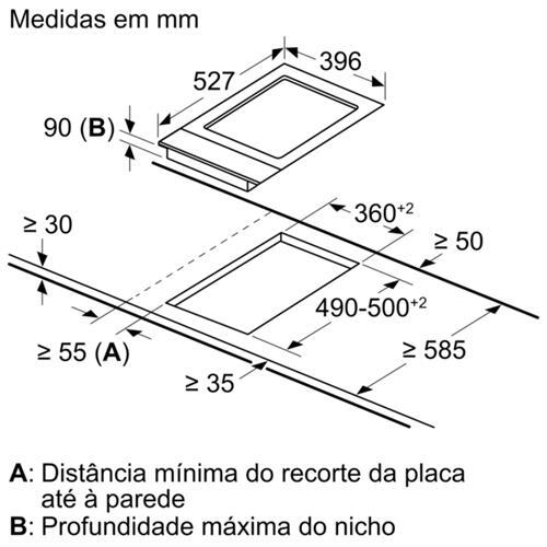 Grelhador Elétrico | Bosch | PKY475FB1E | Japonês | Preto