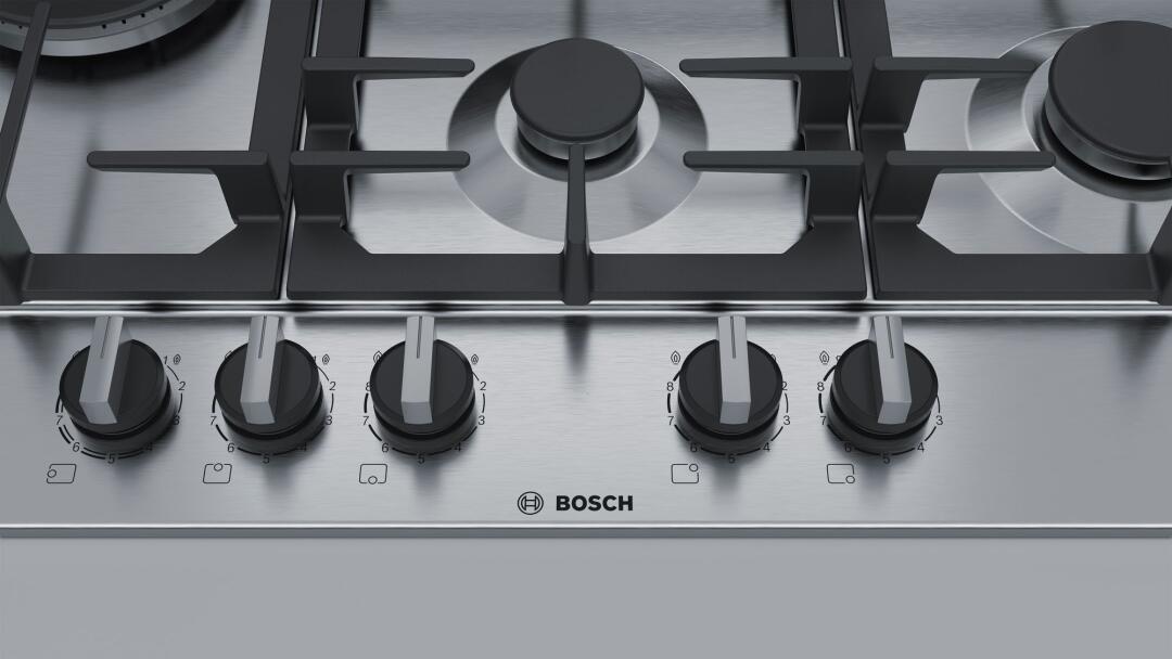 Placa de Gás | Bosch | Série 6 PCS7A5B90 | 75cm | Inox