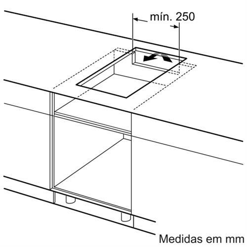 Placa de Indução Bosch PIB375FB1E | 2 Zonas de Cozedura | Preto