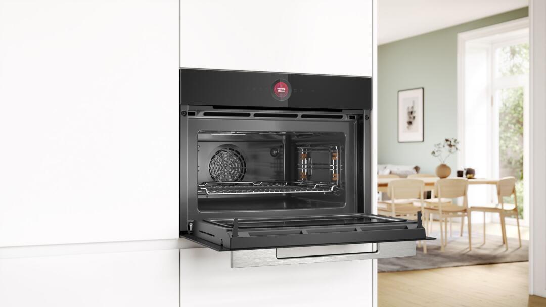 Forno Combinado Micro-ondas | Bosch | Serie 8 CMG7241B1 | Preto | 45cm