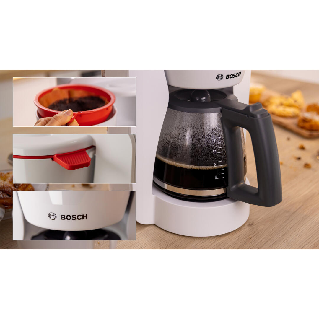 Máquina de Café | Bosch | TKA-2-M-111 CX.1 | 1.25L | Preto