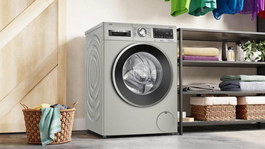 Máquina de Lavar Roupa | Bosch | Serie 6 WGG244FAES | 9kg | Prateado