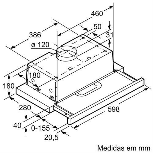 Exaustor Balay 3-BT-263-MX