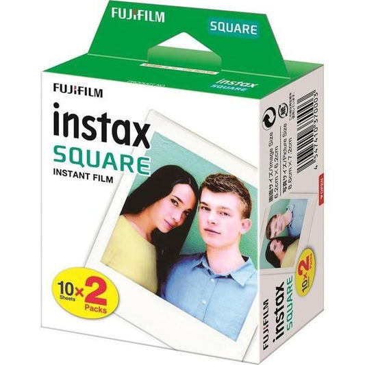 Papel Fotográfico | Fujifilm Instax Square | 2 Pacotes de 10 Folhas