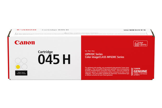 045 H Y - Cartridge para SÃ©rie LBP610, 2.200 pÃ¡g.,