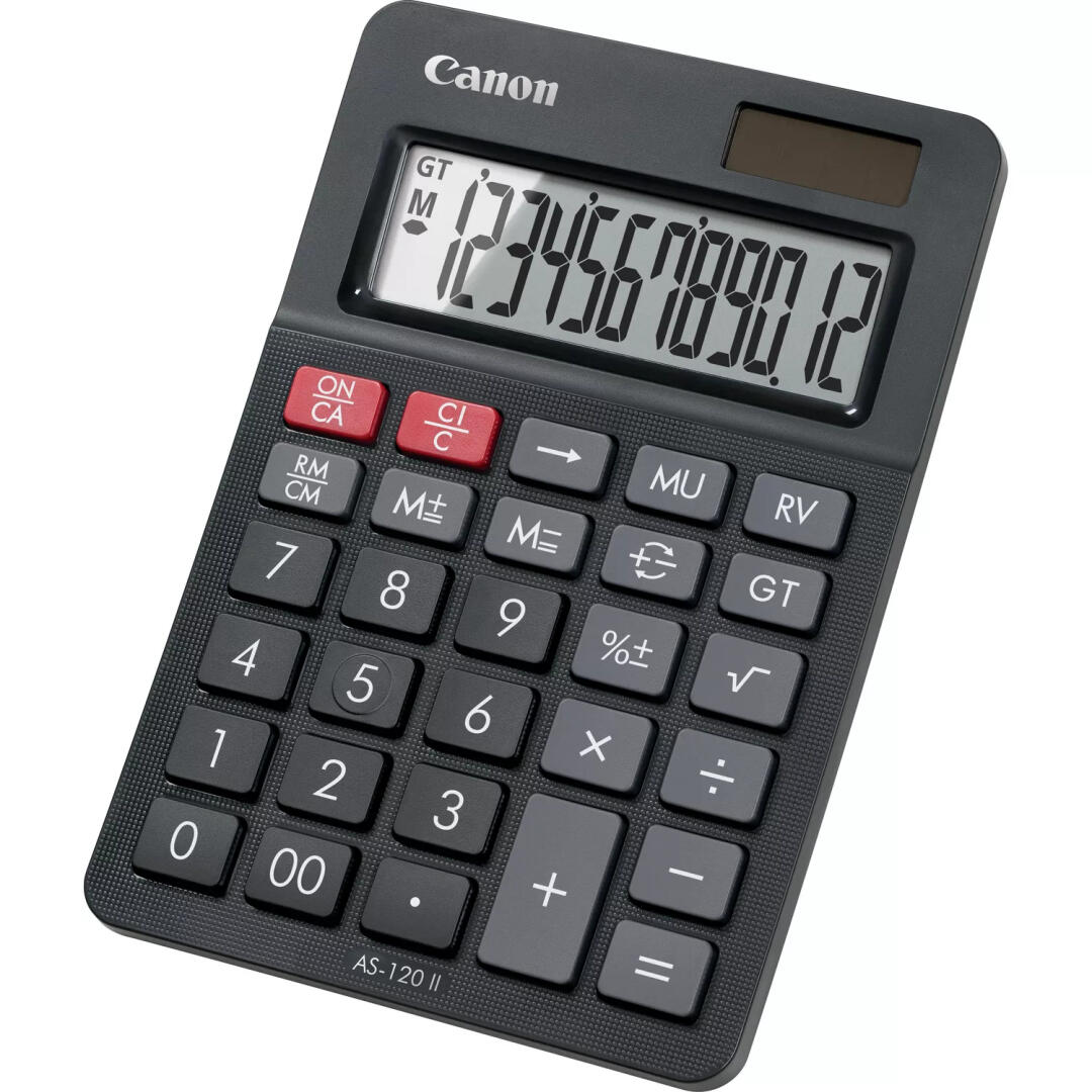 Calculadora Canon AS-120 II EMEA HB | Display Grande | 12 dígitos