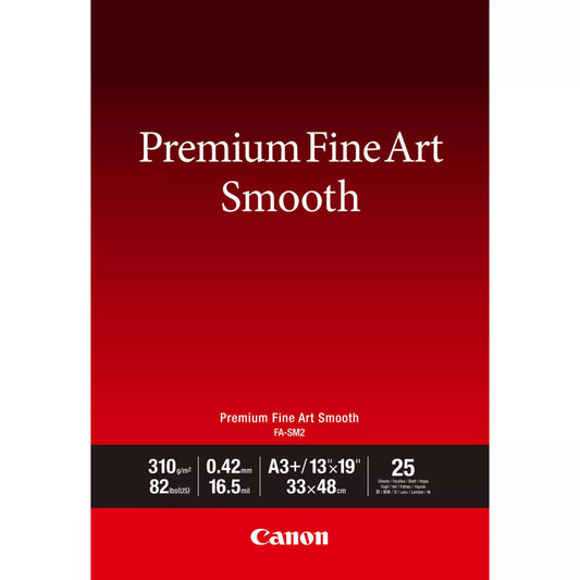 Papel Premium FineArt | Smooth | FA-SM2 A3+ | 25 Folhas