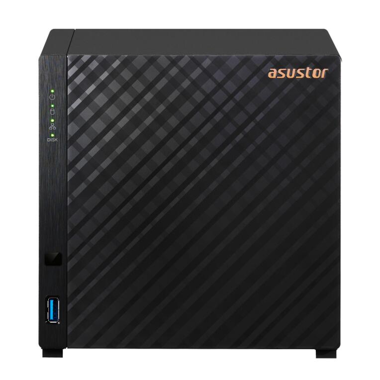 NAS ASUSTOR 4-Bay DRIVERSTOR 4, Realtek RTD1296 4C 1.4GHz/1GB/2.5GbE/USB, 3Y WTY