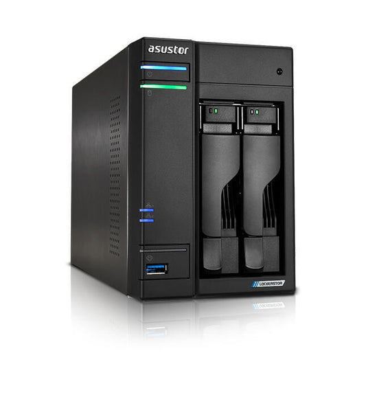 NAS ASUSTOR 2-Bay LOCKERSTOR 2 Gen 2, Celeron N5105 4C 2.0GHz/4GB/2.5GbE/USB, 3Y WTY