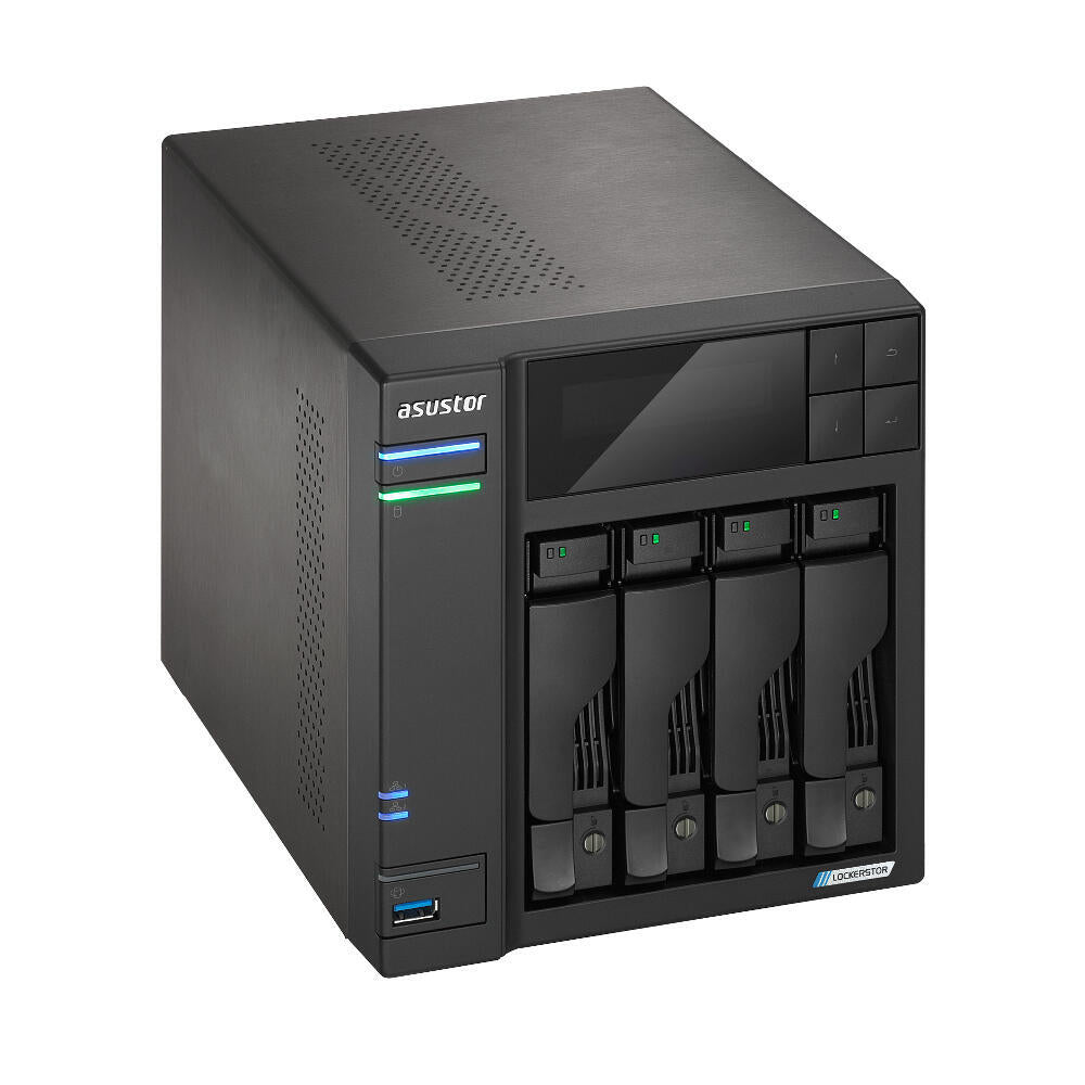 NAS Asustor | Lockerstor 4 Gen 2 | 4-Baías | N5105 | 4GB | 2.5GbE