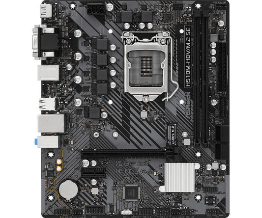 Placa Mãe | ASRock | H510M-HDV/M.2 SE | Intel 1200 | H510 | 64 GB