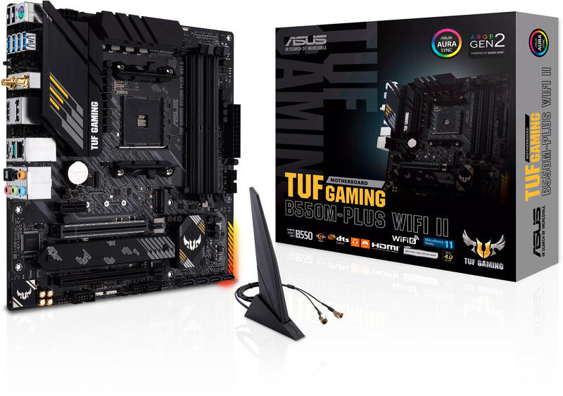 Placa Mãe | ASUS | TUF Gaming B550-Plus WiFi II | AM4 | 4x DDR4