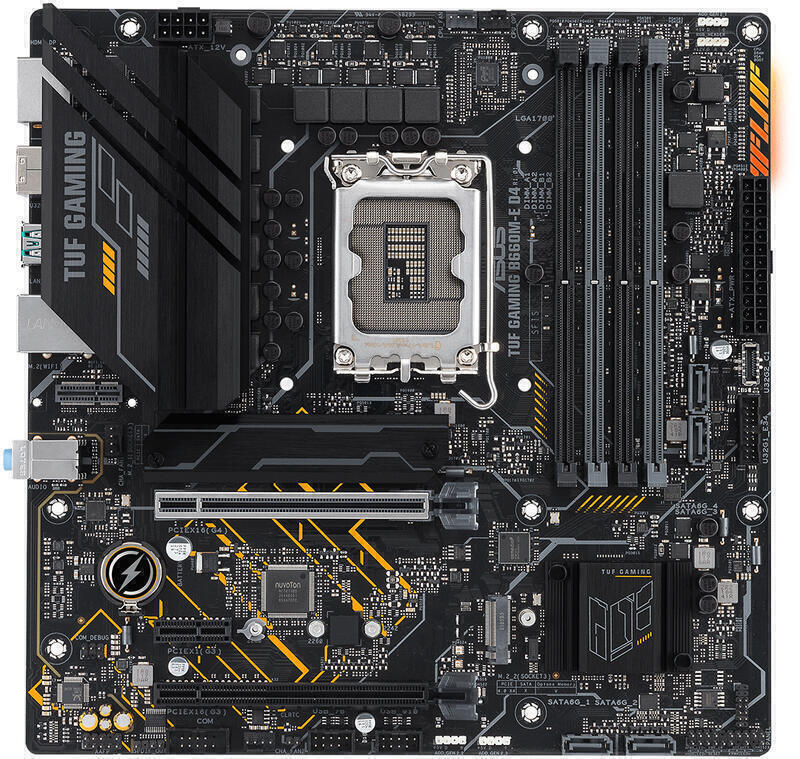 Placa Base | Asus | TUF GAMING B660M-E D4 | Socket 1700 | Micro ATX