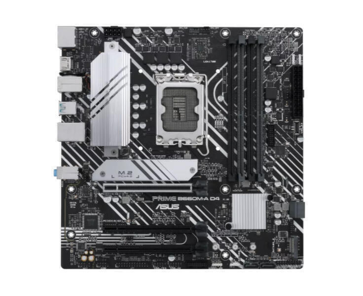 Placa Mãe ASUS | Prime B660M-A D4-CSM | Intel LGA 1700 | B660 | DDR4