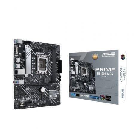 Placa Mãe | ASUS | PRIME H610M-A D4-CSM | LGA1700 | 4x DDR4 | mATX