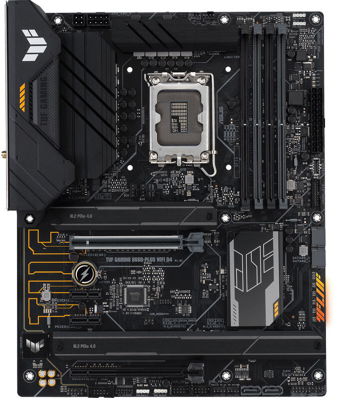 Placa-Mãe Gaming | Asus TUF | B660-PLUS WIFI D4 | LGA1700 | USB3.2