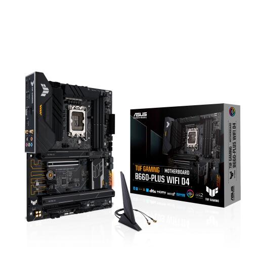 Placa-Mãe Gaming | Asus TUF | B660-PLUS WIFI D4 | LGA1700 | USB3.2