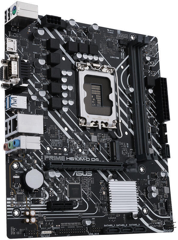 Placa Mãe | Asus | PRIME H610M-D D4 | LGA1700 | mATX | DDR4 | HDMI/VGA