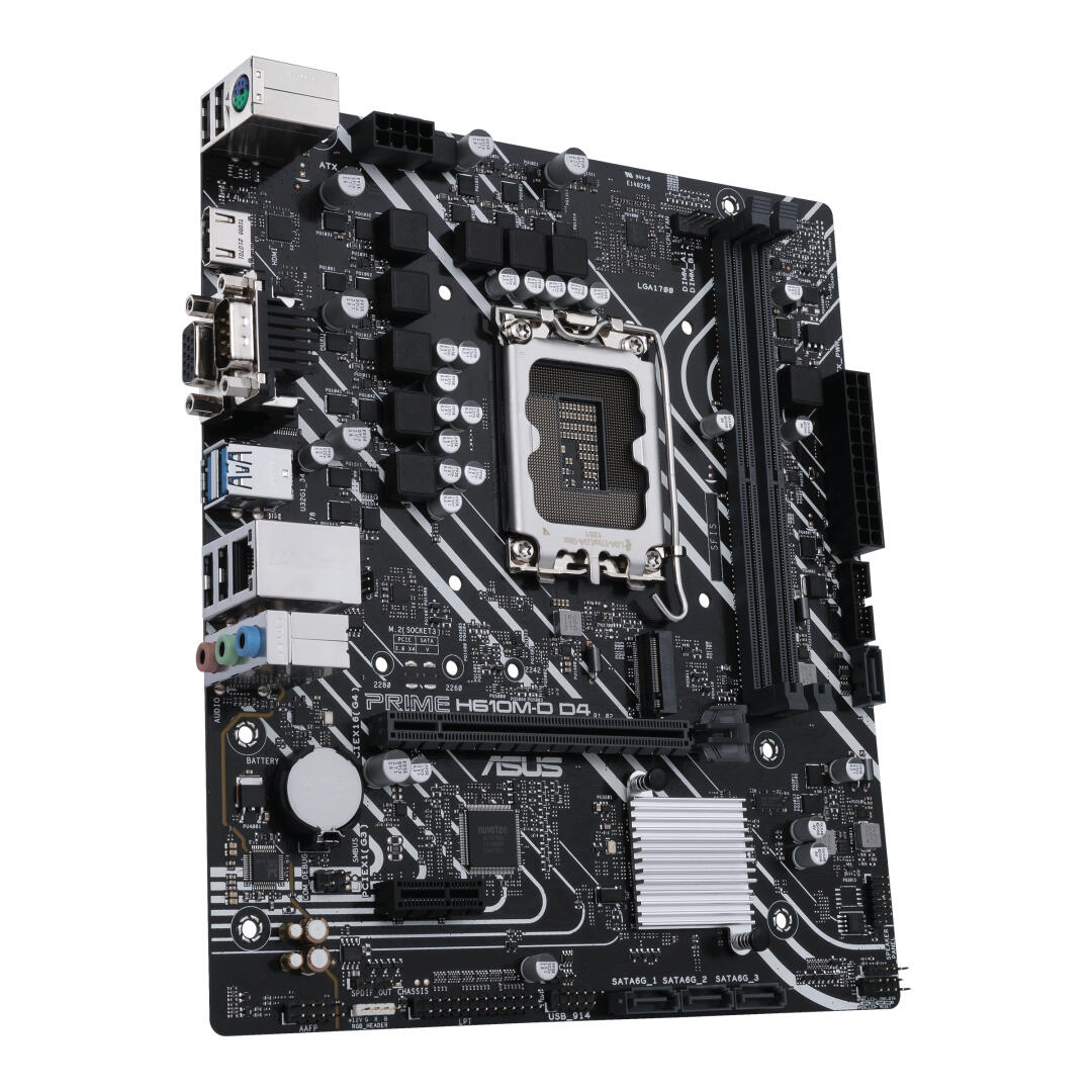 Placa Mãe | Asus | PRIME H610M-D D4 | LGA1700 | mATX | DDR4 | HDMI/VGA