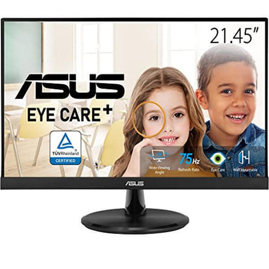 ASUS MONITOR 21.45" VP227HE 75Hz FHD PRETO #PROMO# ATE FINAL DE STOCK