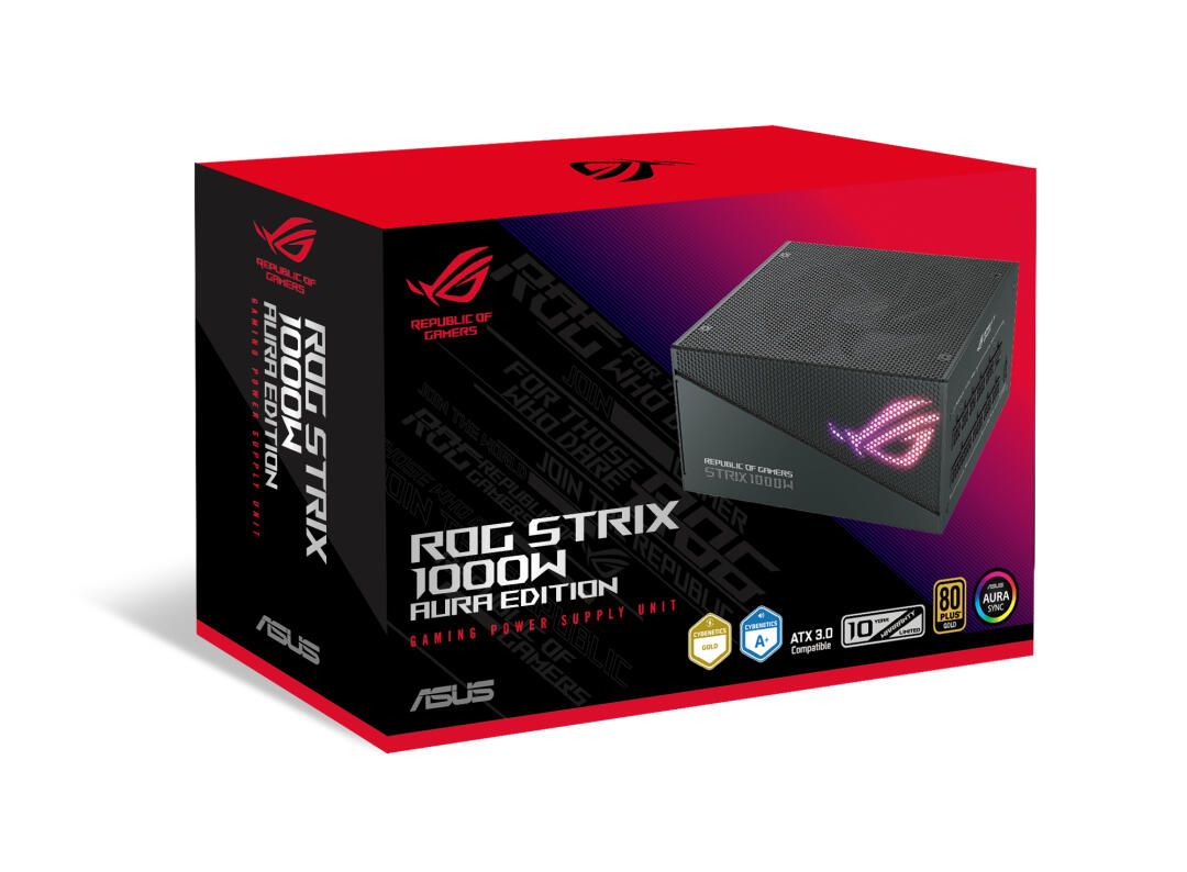 ROG-STRIX-1000G-AURA-GAMING//PSU, CE+UK - 90YE00P1-B0NA00