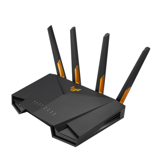 ASUS 90IG0790-MO3B00 router inalÃ¡mbrico Gigabit Ethernet Doble banda (2,4 GHz / 5 GHz) Negro, Naranja - 1357884