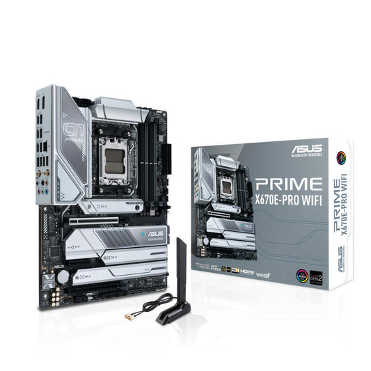 Placa Mãe | ASUS | PRIME X670E-Pro WiFi | AMD AM5 | 4x DDR5 | 128GB