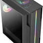 AEROCOOL SPLINTER DUO V1 ATX , 3X DUO ARGB FANS, ARGB HUB, ARGB STRIP, BLACK - SPLINTERDUOBKV1