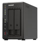 QNAP TS-253E - Servidor NAS - 2 baias - SATA 6Gb/s - RAID (expansÃ£o de disco rÃ­gido) RAID 0, 1, 5, 6, 10, 50, JBOD, 60 - RAM 8 GB - 2.5 Gigabit Ethernet - iSCSI assistÃªncia