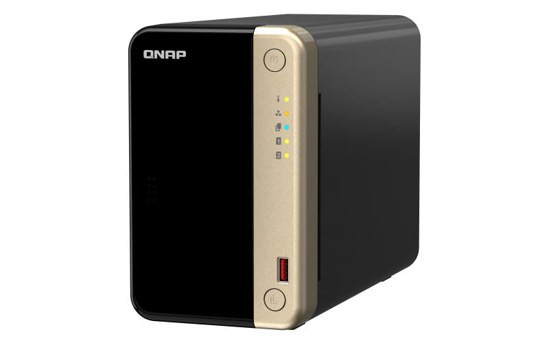 NAS | QNAP | 2-Bay Celeron N5105/N5095 | 8GB | 2x2.5GbE | USB | Tower