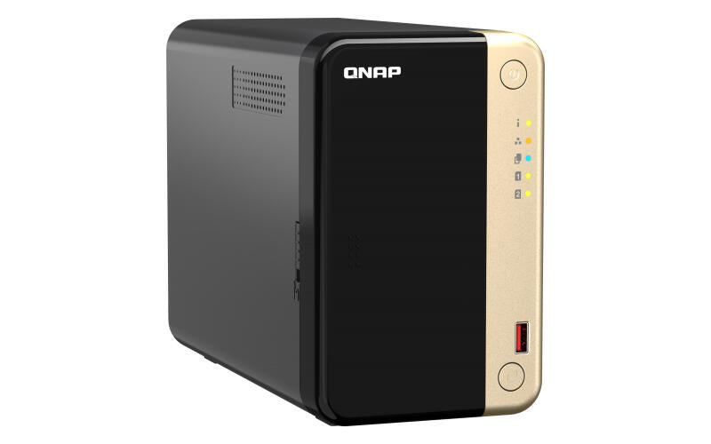 NAS | QNAP | 2-Bay Celeron N5105/N5095 | 8GB | 2x2.5GbE | USB | Tower