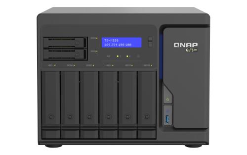 QNAP TS-h886 NAS Torre Ethernet Negro D-1602 - 1367094