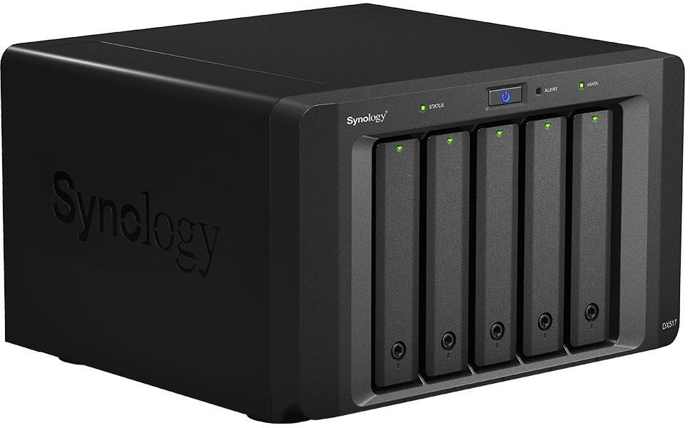 Synology DX517 - Gabinete de armazenamento - 5 baias - CompatÃ­vel com TAA