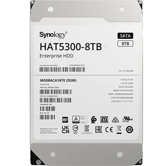 Disco Interno SATA | Synology | HAT5300-8T | 8TB | 3.5"