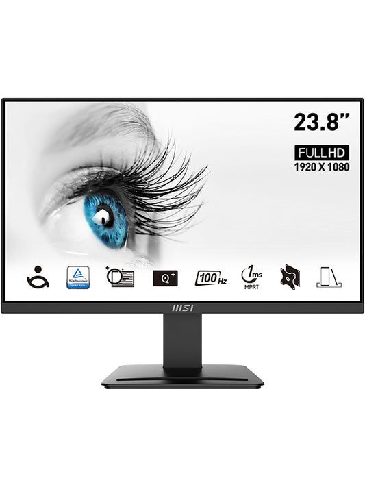 Monitor MSI PRO MP2412 23,8" FHD100Hz 1ms(MRPT) Freesync 300nits EyesErgo,Eye-Q,HDMI,DP
