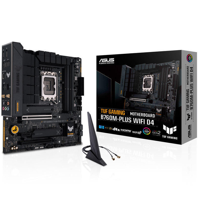 Placa Mãe | ASUS | TUF Gaming B760M-Plus WiFi D4 | LGA 1700 | B760