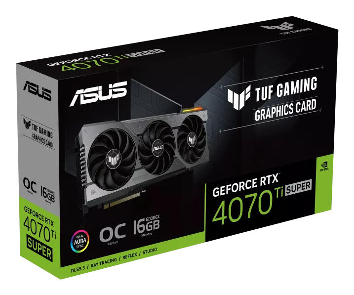 Placa Gráfica | Asus | GeForce RTX 4070 Ti | 16GB | TUF Gaming OC