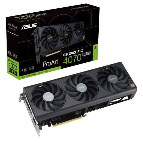 Placa Gráfica | PROART | RTX4070S-O12G | HDMI | DP3 | 12GB | D6X