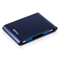 Disco externo 2.5 2TB SP Armor A80 USB 3.2 Type A, IPX7,Shockproof, Blue