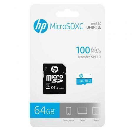 Cartão MicroSDHC HP | 64GB | Classe 10 UHS-I U1 | Alta Velocidade