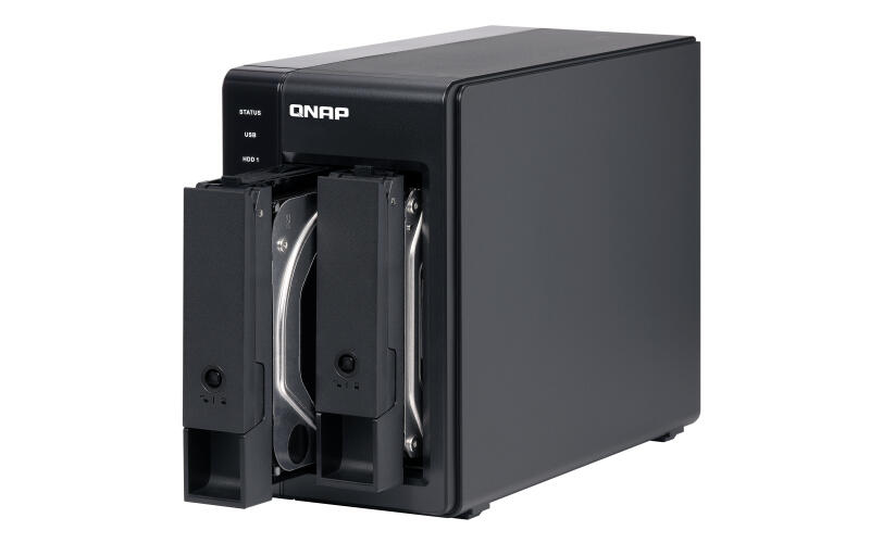 QNAP TR-002 - Matriz de disco rÃ­gido - 2 baias (SATA-600) - USB 3.1 Gen 2 (externo)