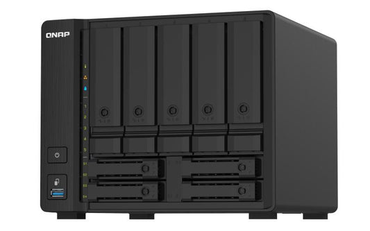 NAS QNAP 5+4-Bay Annapurna Labs Alpine AL324 1.7GHz/4GB/2x10Gb+2x2.5Gb/USB/Tower-TS-932PX-4G