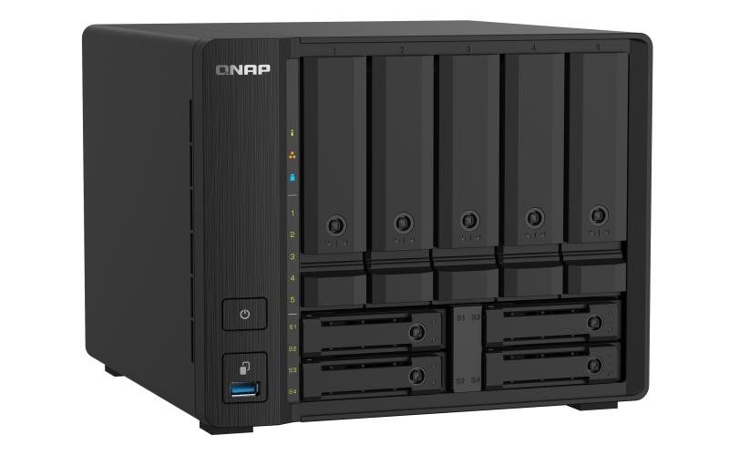 NAS QNAP 5+4-Bay Annapurna Labs Alpine AL324 1.7GHz/4GB/2x10Gb+2x2.5Gb/USB/Tower-TS-932PX-4G