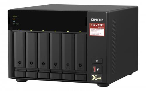 NAS QNAP 6-Bay Ryzen V1000 series V1500B 4C/8T 2.2GHz/8GB/2x2.5Gb/USB/Tower-TS-673A-8G