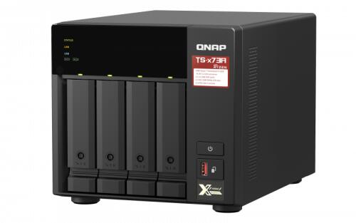 QNAP TS-473A - Servidor NAS - 4 baias - SATA 6Gb/s - RAM 8 GB - 2.5 Gigabit Ethernet