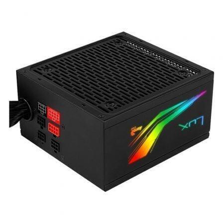 AEROCOOL LUX RGB 750W ATX MODULAR PSU, 80+ BRONZE 230V, ADDRESABLE RGB FUENTE ALIMENTACION - LUXRGB750M